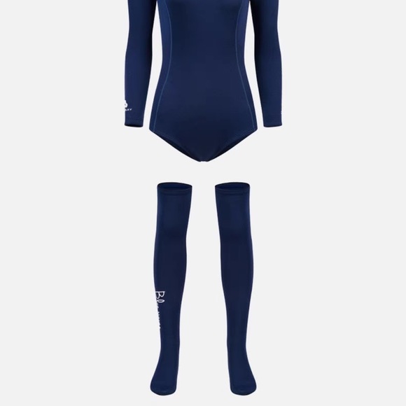 Long Wetsuit Stocking Over Knee Surfing Water Legging Foot & Leg Protection - Picture 2 of 5